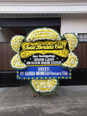Papan Bunga Duka di Meruya Utara