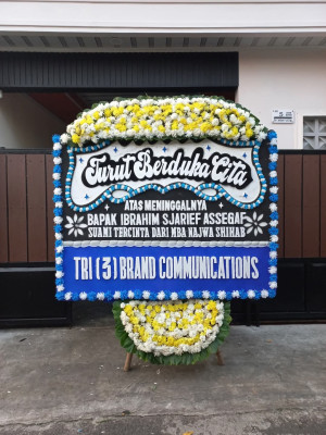 Papan Bunga Duka di Meruya Utara